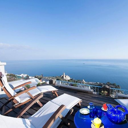 Perla Nel Blu Villa Affacciata Sul Mare Conca dei Marini Exterior foto