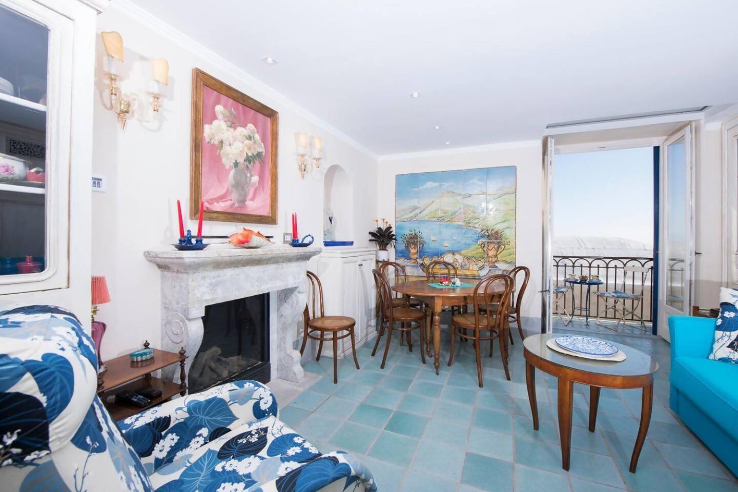 Perla Nel Blu Villa Affacciata Sul Mare Conca dei Marini Exterior foto