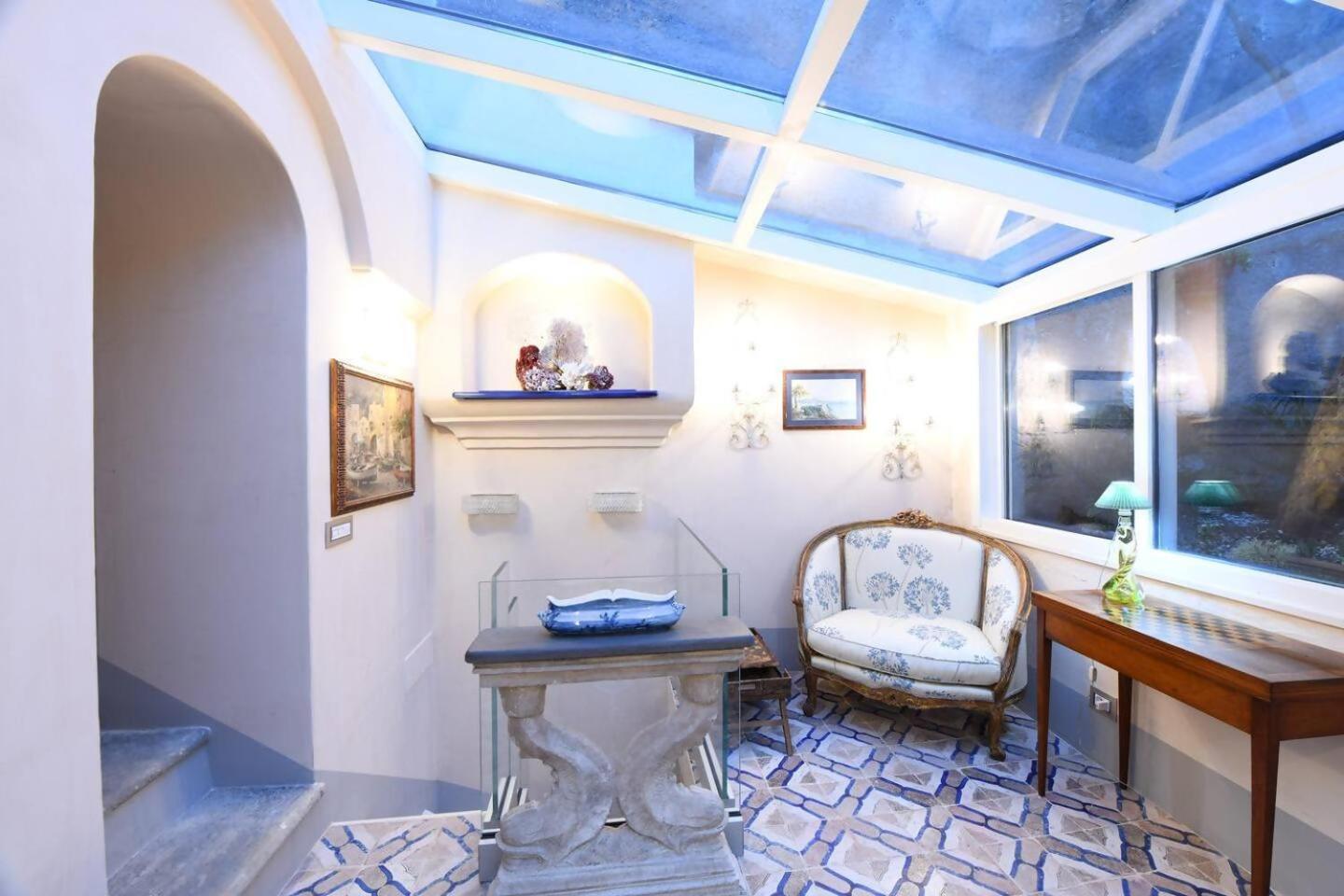 Perla Nel Blu Villa Affacciata Sul Mare Conca dei Marini Exterior foto