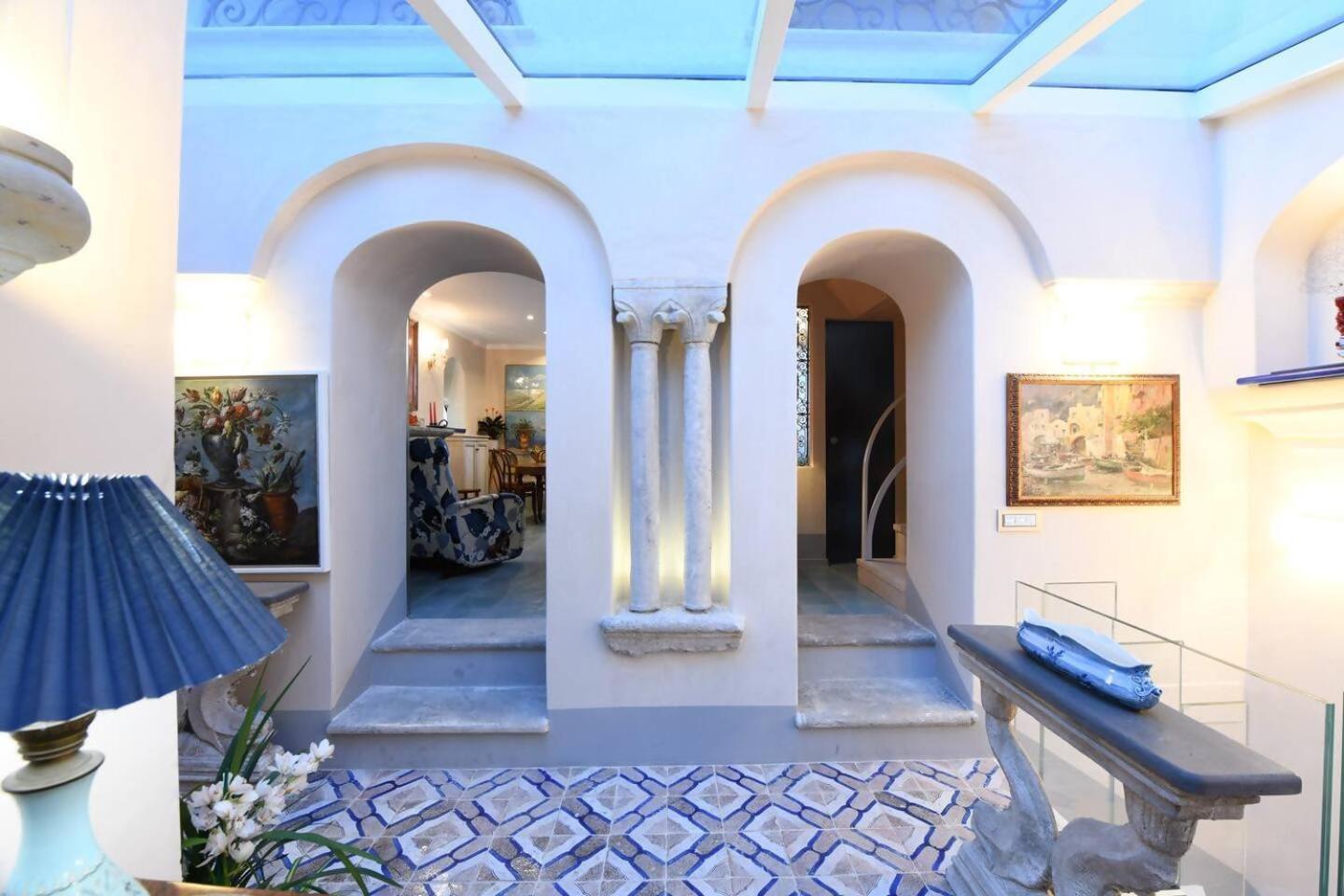 Perla Nel Blu Villa Affacciata Sul Mare Conca dei Marini Exterior foto