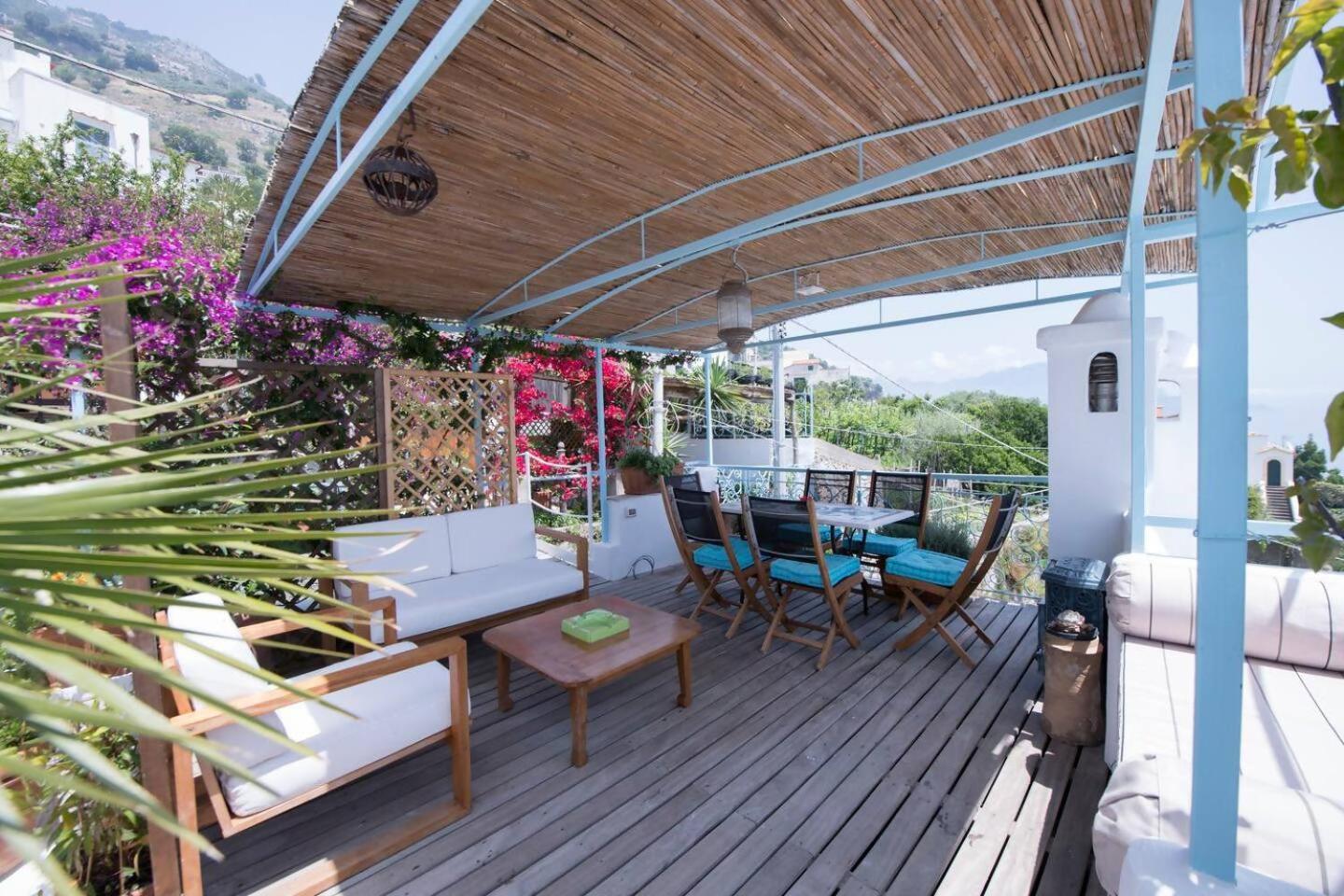 Perla Nel Blu Villa Affacciata Sul Mare Conca dei Marini Exterior foto